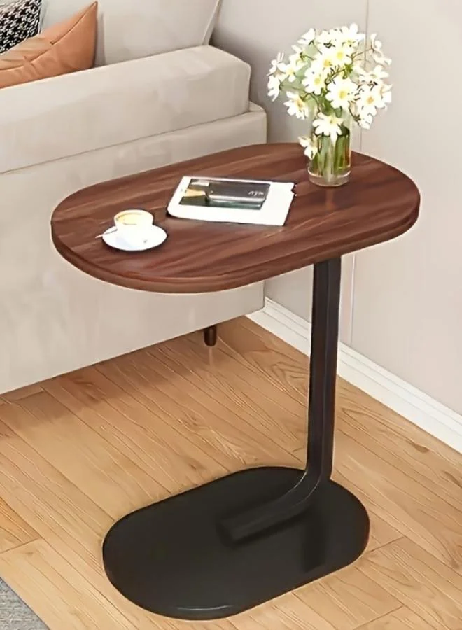 Casa Quesera Portable Bedside End Table with Metal Frame